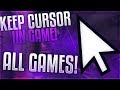 How to Fix Cursor Going Off Of Full Screen Games: Fix Random Alt+Tab