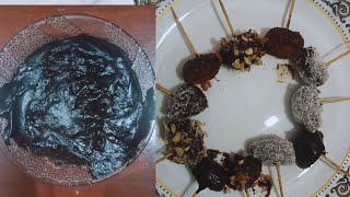 Chocolate dipped dates recipe|Chocolate coated dates recipe|dipped chocolate dates.