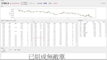 【天真選擇權】 2025-1111-程式交易-python-api-盤中實況-