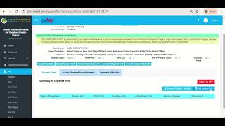 How to Create WFP for Travels in the PMIS