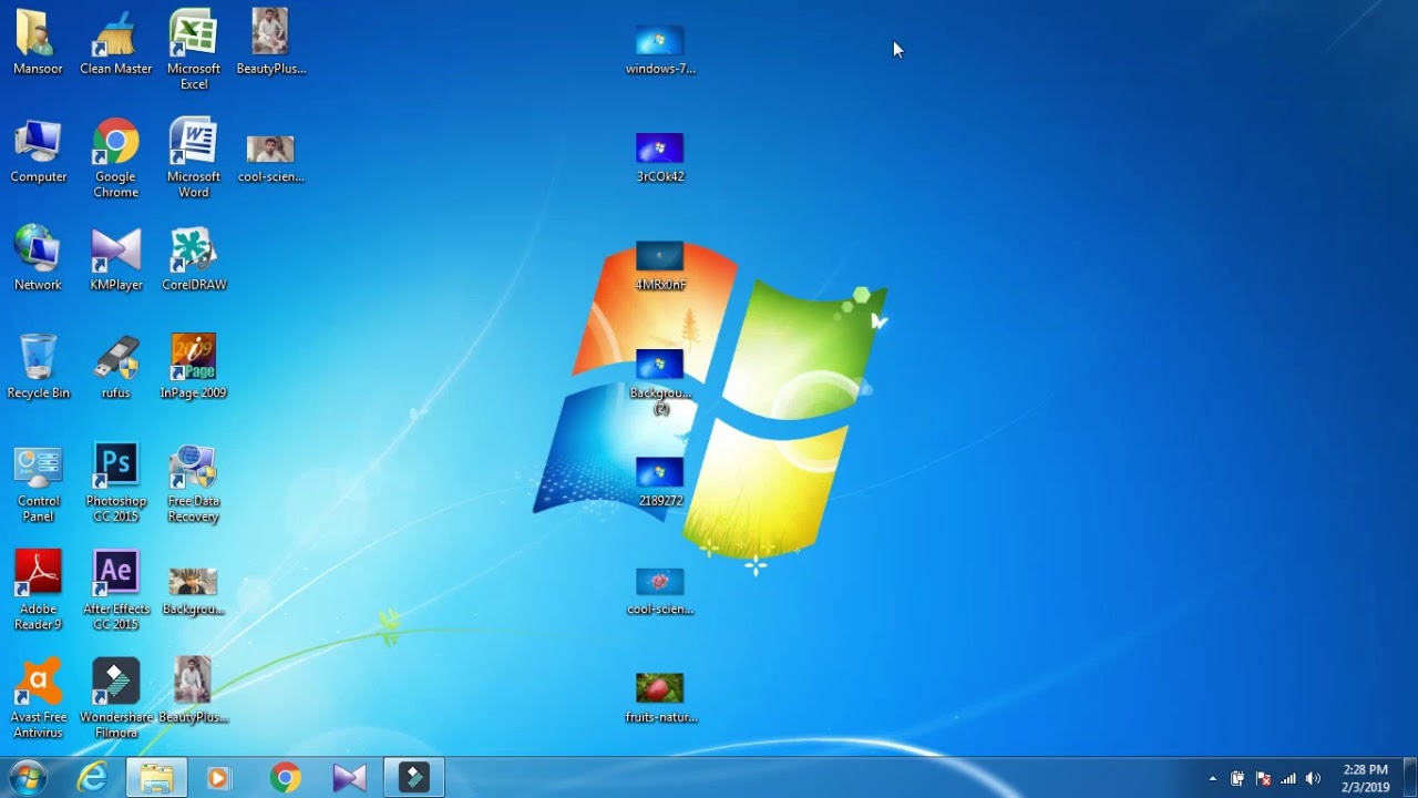 How to change Windows 7 Lock Screen Background | Without Software - YouTube