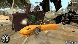 GTA San Andreas but Traffic Speed is 10000% FASTER… Can You Survive?