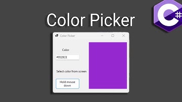 DIY Color Picker in C# .NET! (tutorial)