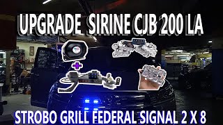 INNOVA VENTURER | UPGRADE DARI CJB 200 WATT KE CJB 200 LA STROBO GRILL FEDERAL SIGNAL 2X8