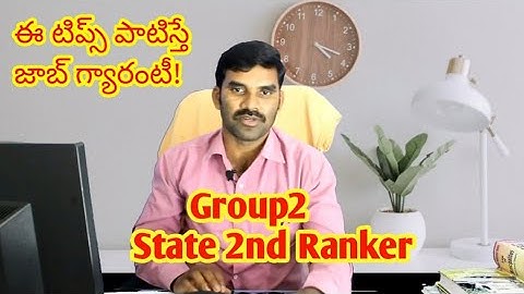 APPSC GROUP2 STATE - 2ND RANKER INTERVIEW | Appsc | Group2 | Gropus PREPARATION | Study Circle n