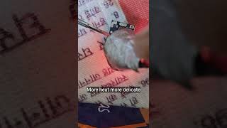 invention #experiment #nichromewire #hotairgun #heat