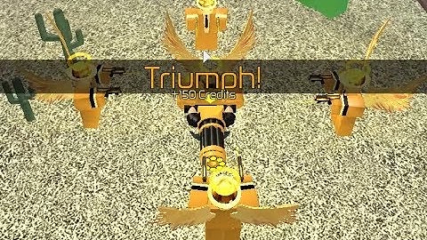 Golden Commando and Golden Scout GAMEPLAY!!! | Tower Battles triumph