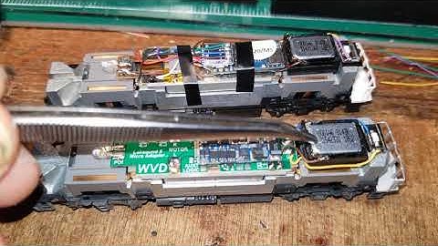 ESU Loksound 5 Micro Next18 Adapter for Kato F2, F3, F7, FP7, F40PH, P42 install Kato N scale F40PH