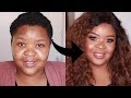 A CLIENT TRANSFORMATION WITH CLICKS /DISCHEM DRUGSTORE MAKEUP IT CAN BE DONE .