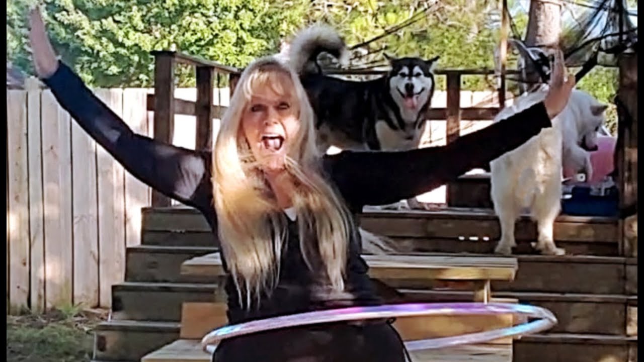 Funny Dog Water Aerobics With My Personal Trainers! Malamute & Husky