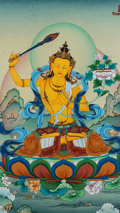 Om aa raa pa tsa na dhi.#manjushri #manjushree #buddha #mantra for love, peace, success,happiness