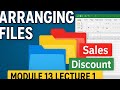Organize &amp; Arrange Files in Excel Like a Pro | Module 13 Lecture 1 | Excel Zero to Hero