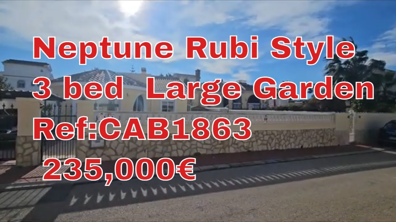 Виллы на продажу в Мурсии, стиль Neptune Rubi, 235 000 €. Номер объявления: CAB1863