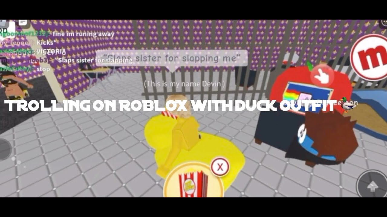 Trolling On Roblox With Duck Suit Ft Kingbossoof Youtube