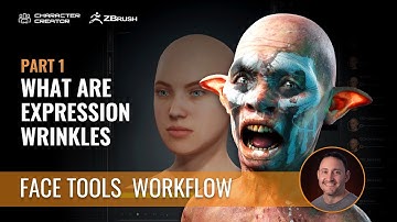 Introducing Expression Wrinkles in Character Creator (Part 1/7) | ZBrush Face Tools Tutorial