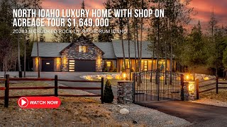Luxury Home with Shop on Acreage in Rathdrum, ID