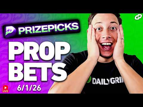 TOP PRIZEPICKS NBA, MLB, NHL, WNBA & ESPORTS PLAYER PROPS for TODAY 6/1 | Sports Betting (LIVE)