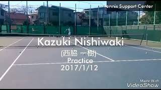 練習サポート(西脇一樹選手)2017/1/12