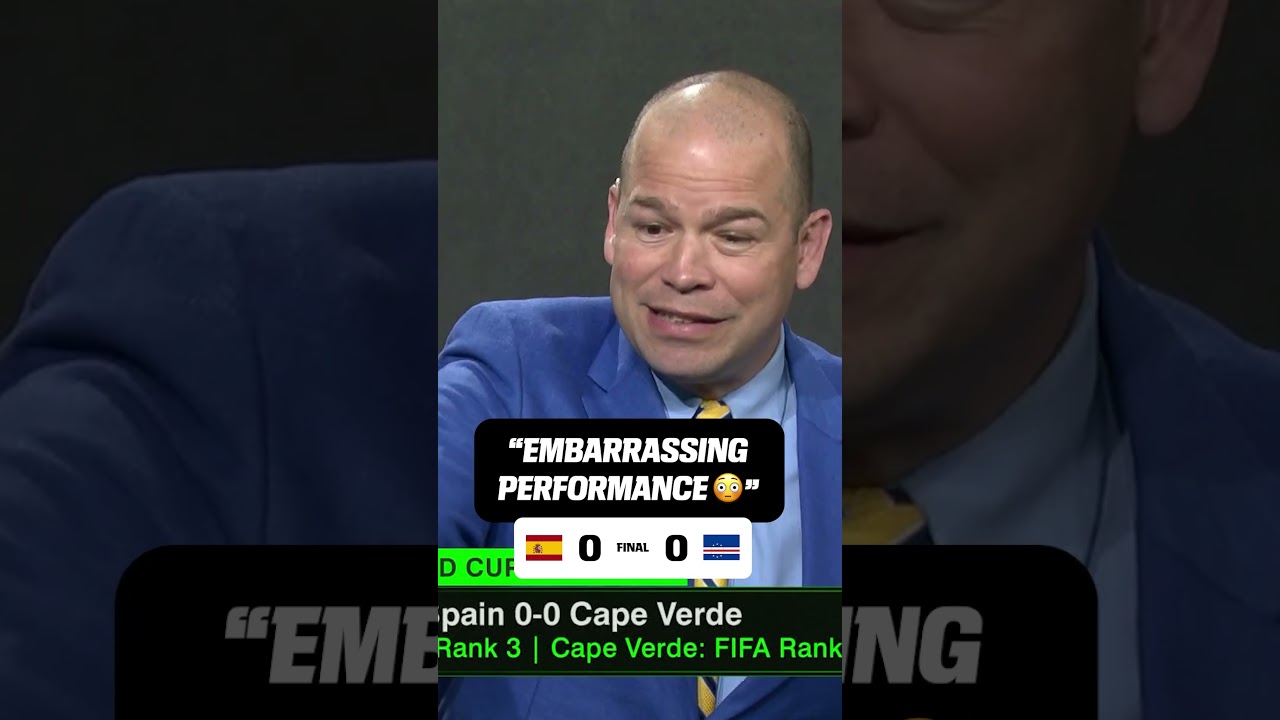 Ale Moreno was disappointed in Spain's performance vs. Cape Verde