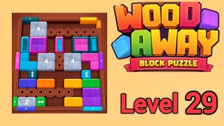 Wood Away Block Jam Level 29 Walkthrough Solution
