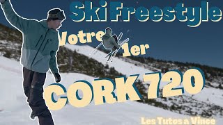 How to LAND your first CORK 720 on skis [Freestyle skiing tutorial]
