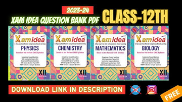 xam idea class 12th 2023-24 pdf | xam idea physics class12th | xam idea chemistry class 12th
