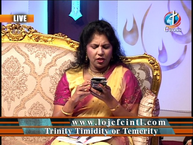 Trinity Timidity or Temerity by Dr Dominick Rajan 12-09-16