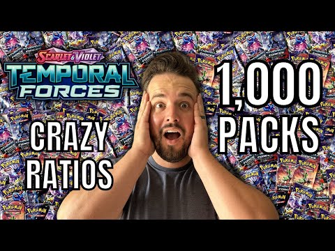 temporal forces booster box hit rate Pokemon TCG: Scarlet and Violet: Forces: Display shifted Tera Pokmon ex Mind-Blowing Temporal Forces Opening! 100