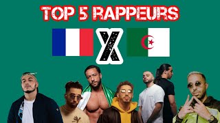 Top 5 rappeur français algérien 🇫🇷🇩🇿 (partie 1 DZ FR )