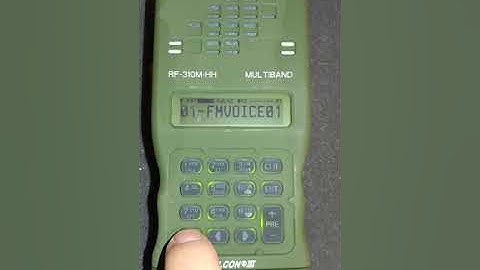 Harris RF-310M-HH Front Panel Programming