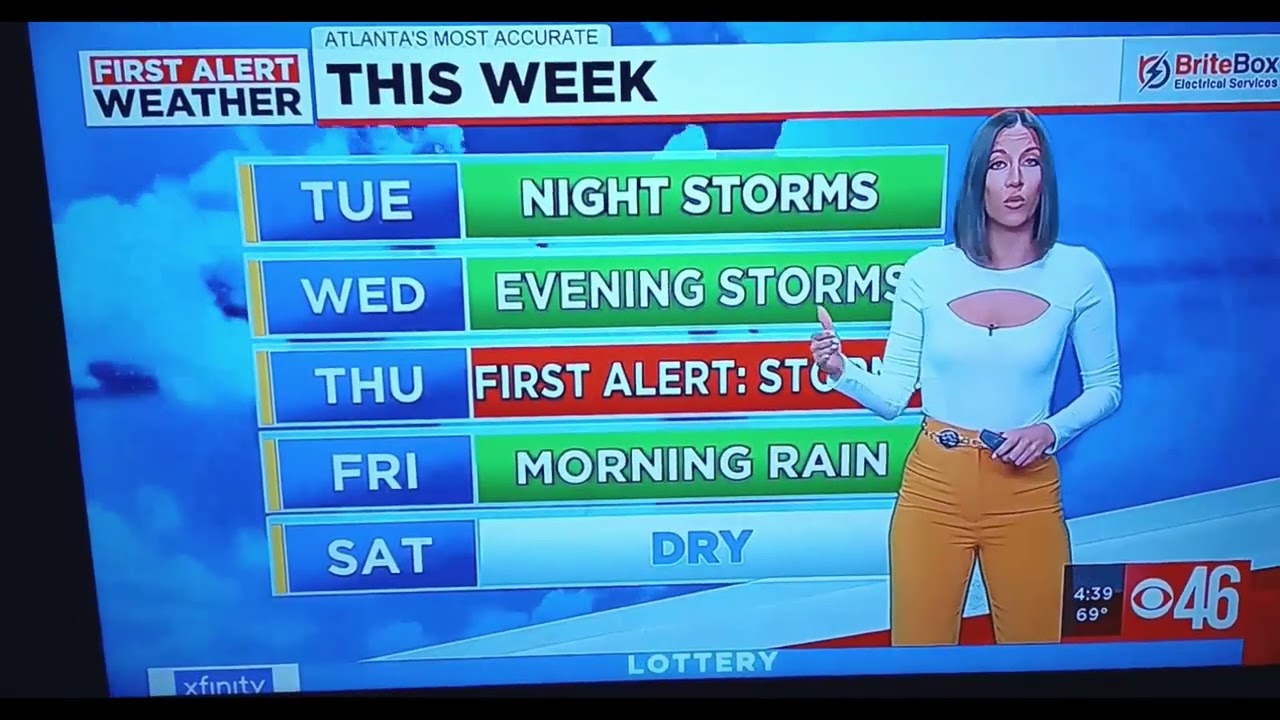 Ella Dorsey hot weather girl!! (Atlanta) YouTube