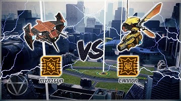 [WR] 🔥 Cannon VS Minigun Shooter - Drone Weapons Comparison | War Robots