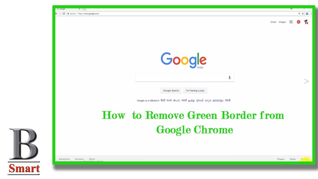 chrome line  2022  How To Remove Green Border Line In Google Chrome-100% fix