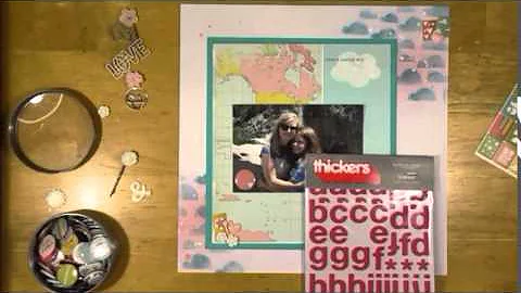 Scrapbook Process: 1st Waterfall