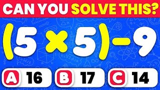 The Ultimate Math Quiz! ➗✖️ | Easy, Medium, Hard & Impossible Levels