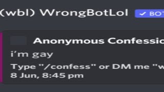 pov: the confession channel in my Discord friends server (part 1)