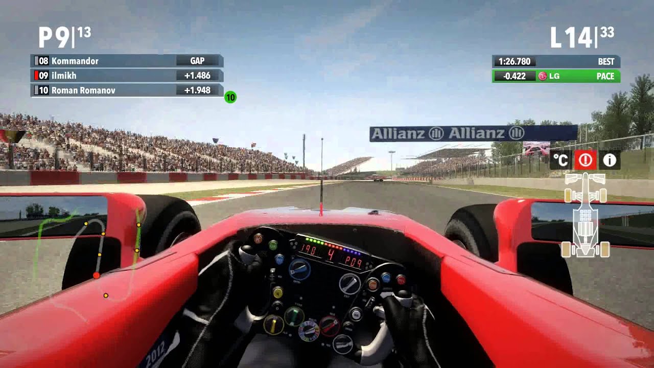 TRT-WORLD.RU  F1 2012 championship Catalunya 50 percent race highlights 18-12-2012