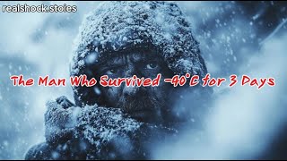🥶 Trapped at -40°C for 3 Days?! A Miraculous True Story of Surviving Beyond Human Limits