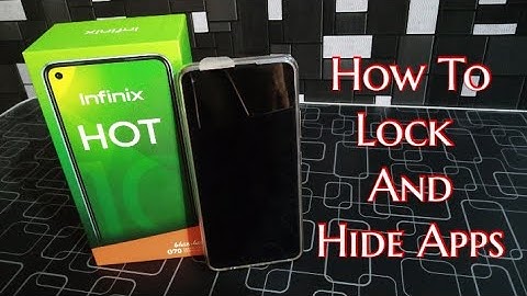 Infinix Hot 10 how to Lock and Hide Apps Easiest Method (English Subtitles)