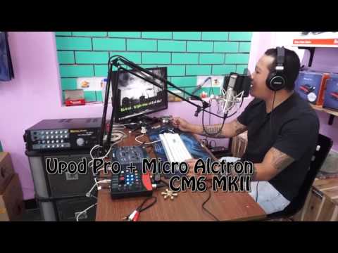 Video MICRO THU ÂM ALCTRON CM6 MKII VÀ UPOD NANO -... - youtube