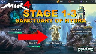 MIR4 - Sanctuary of Hydra Stage 1-3 Conquest