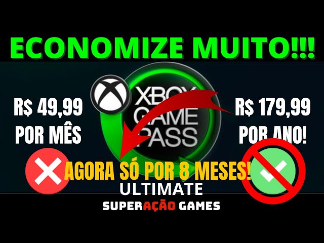 GAME PASS ULTIMATE MAIS BARATO MUDOU! AGORA SÓ CONVERTE PARA 8