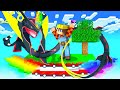 SOPRAVVIVO SOPRA UN BLOCCO POKEMON LEGGENDARIO SU MINECRAFT - ITA