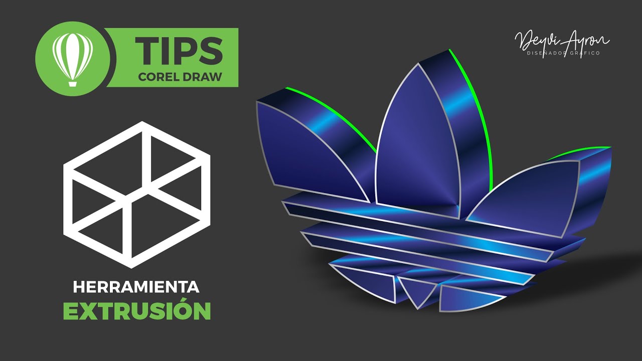 🔴Herramienta EXTRUSION 3D (PRO) en CorelDRAW 🦄paso a paso🚀+ Link de descarga