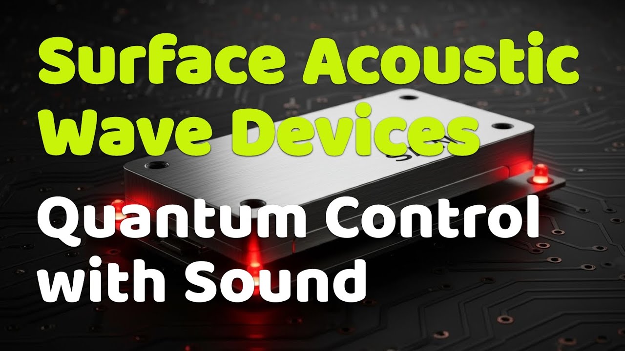Surface Acoustic Wave Devices: Quantum Control with Sound 