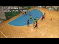 コート左側での３対３の攻撃例