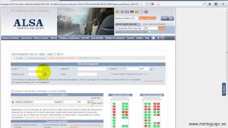 Curso Internet Cap07 Compra de billetes en Alsa screenshot 3