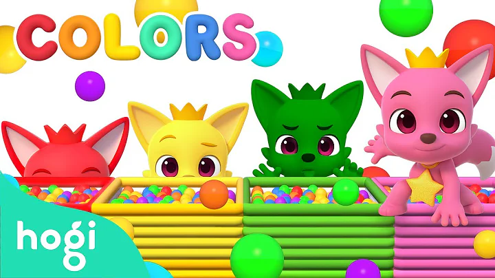 Run and Dives into Ball Pit｜Learn Colors with Ball Pit｜Colors for Kids｜Pinkfong Colors