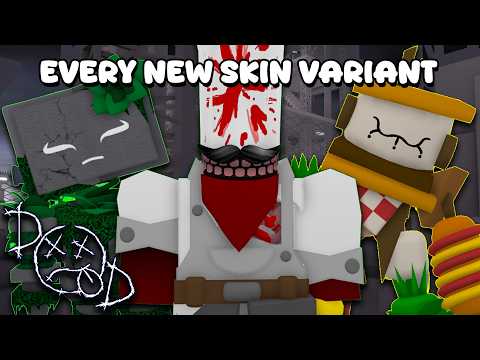 EVERY NEW SKIN VARIANT IN DIE OF DEATH'S FASHIONABLY LATE UPDATE (Roblox Die of Death)