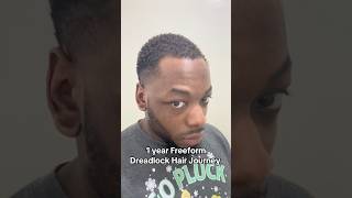 1 year Freeform Dreadlock journey #freeform #locs #dreads #hairgowth